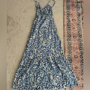 Z Supply Blue and White Maxi Dress